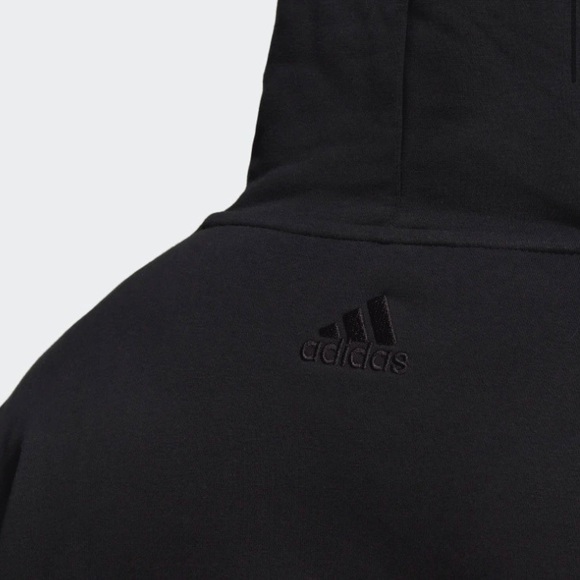 Adidas ESSENTIALS GIANT LOGO FLEECE HOODIE Size M - Picture 5 of 6